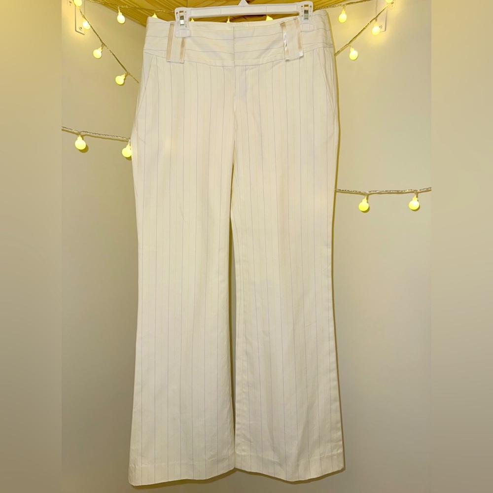 🌾 Banana Republic Pinstripe Wide-Leg Dress Pants